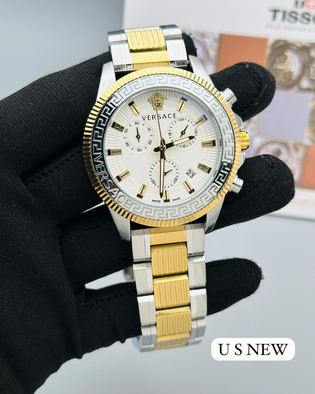 Versace  Silver-Gold-White Watches