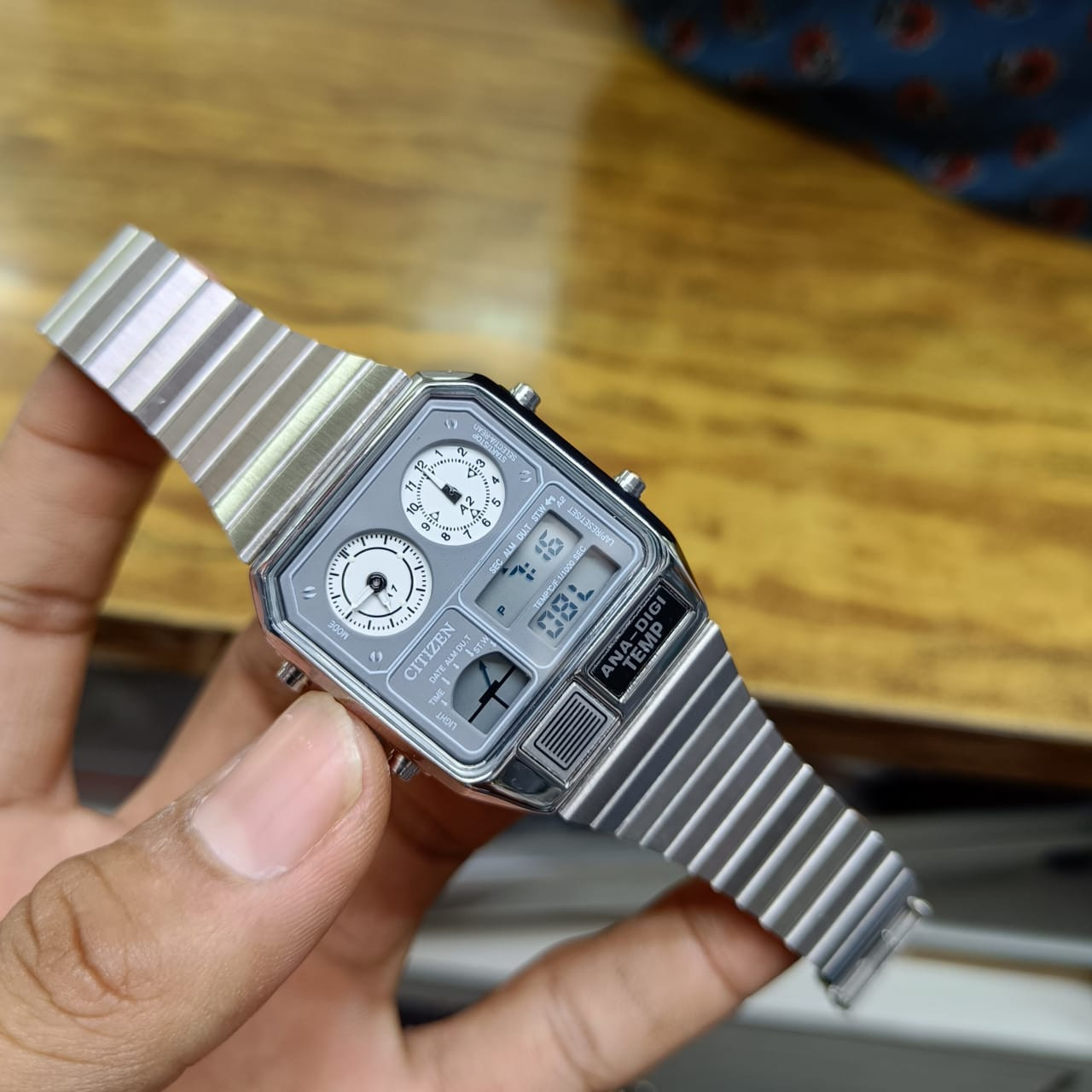 Citizen Matel belt watches (Silver Strap + Grey dial)