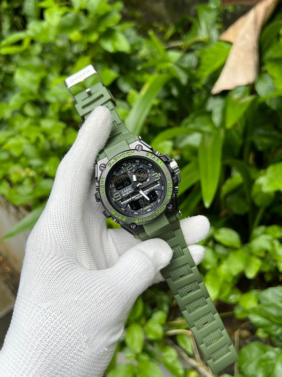 G Shock watches (Green + Green)